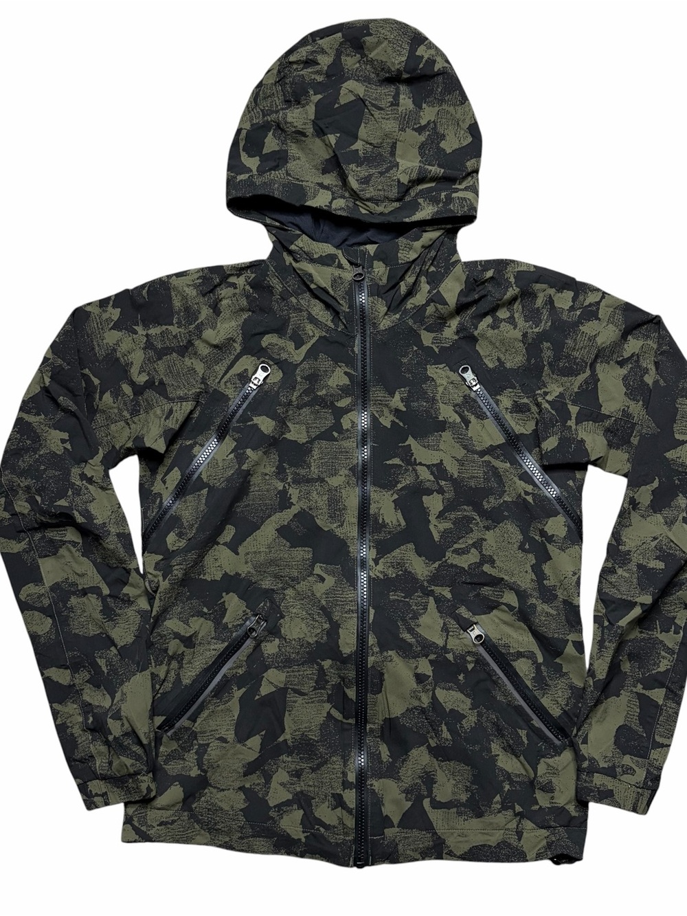Lululemon Women’s Jacket Size 2 Rise & Shine Mystic Jungle Fatigue Black Core
